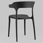 Черный стул из прочного PP-пластика JORIS варинант исполнения - 4 | Loft Concept в Твери