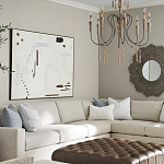 Люстра с состаренными резными элементами Big Graceful Profile варинант исполнения - 5 | Loft Concept в Твери