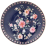 Чайный сервиз из фарфора синий на 6 персон 14 предметов Flower Porcelain Collection варинант исполнения - 3 | Loft Concept в Твери