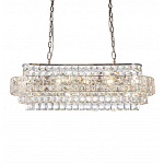 Люстра овальной формы хрустальная в неоклассическом стиле Majesty варинант исполнения - 6 | Loft Concept в Твери