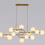 Люстра подвесная с белыми лампами в форме шара Flute варинант исполнения - 4 | Loft Concept в Твери