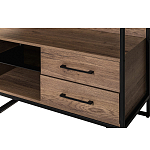 Стеллаж под TV в стиле лофт с открытыми полками и ящиками Urban Style Space варинант исполнения - 3 | Loft Concept в Твери