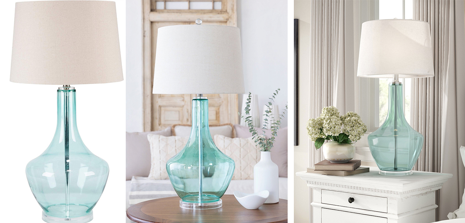 Настольная лампа Fantina Table lamp blue Настольная лампа Fantina Table lamp blue - Loft-Concept в Твери