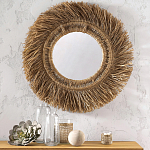 Зеркало из ротанга и сизаля WICKER MIRROR 100 варинант исполнения - 3 | Loft Concept в Твери