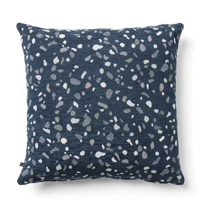 Декоративная подушка Terrazzo Dark Blue Темно-синий Мульти Декоративная подушка Terrazzo Dark Blue Темно-синий Мульти в Твери | Loft Concept