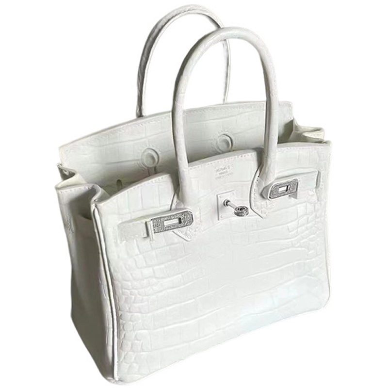 Декоративная ваза в виде сумки Birkin Bag Vase White Белый Декоративная ваза в виде сумки Birkin Bag Vase White Белый в Твери | Loft Concept