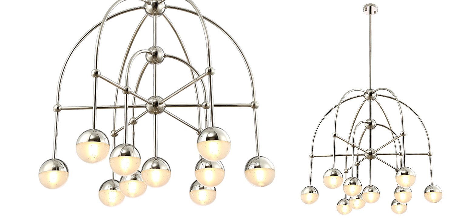 Люстра Heidy Chrome Chandelier 10 Люстра Heidy Chrome Chandelier 10 - Loft-Concept в Твери