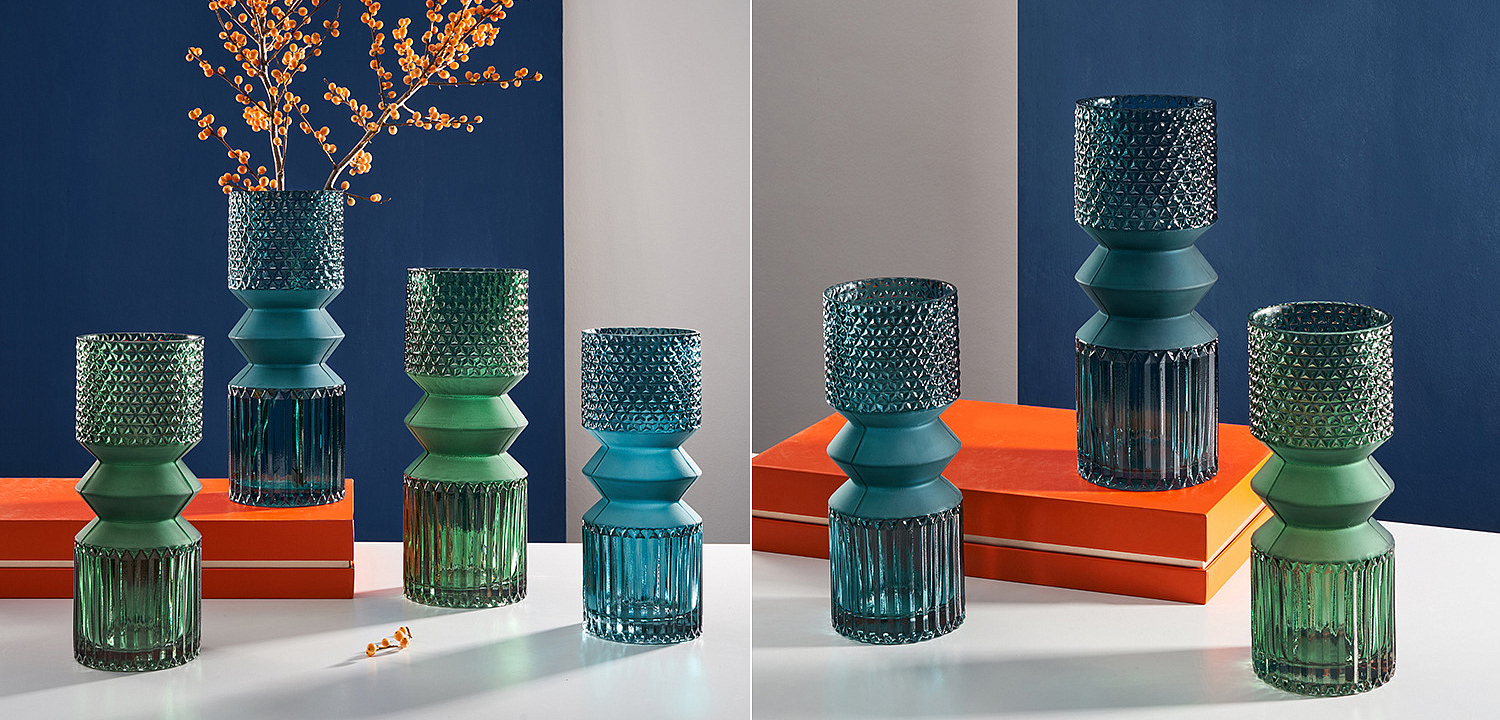 Ваза Vase Golden Throat Cup green Ваза Vase Golden Throat Cup green - Loft-Concept в Твери