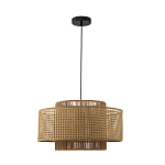 Подвесной светильник с абажуром из плтеного бамбука Light Inside the Cell варинант исполнения - 3 | Loft Concept в Твери