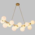 Люстра подвесная с белыми лампами в форме шара Felicitat варинант исполнения - 4 | Loft Concept в Твери