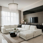 Люстра круглая с прозрачными стеклянными трубками Nembus варинант исполнения - 12 | Loft Concept в Твери