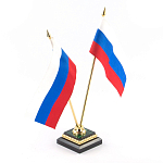 Флагшток из малахита и бронзы с позолотой Stone Flagpole варинант исполнения - 2 | Loft Concept в Твери