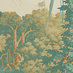 Обои ручная роспись Le Brésil Paille варинант исполнения - 2 | Loft Concept в Твери