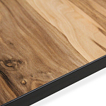 Стол обеденный раздвижной с прямоугольной столешницей на четырех черных ножках Blair варинант исполнения - 7 | Loft Concept в Твери