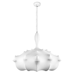 Подвесной светильник с белым фигурным абажуром и мягкими волнистыми краями Cloud Motion  варинант исполнения - 17 | Loft Concept в Твери