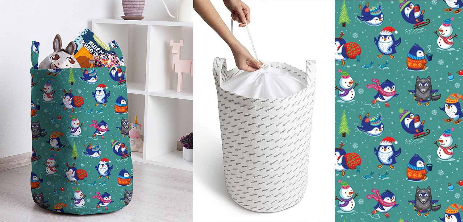 Корзина New Year Team Basket Корзина New Year Team Basket - Loft-Concept в Твери