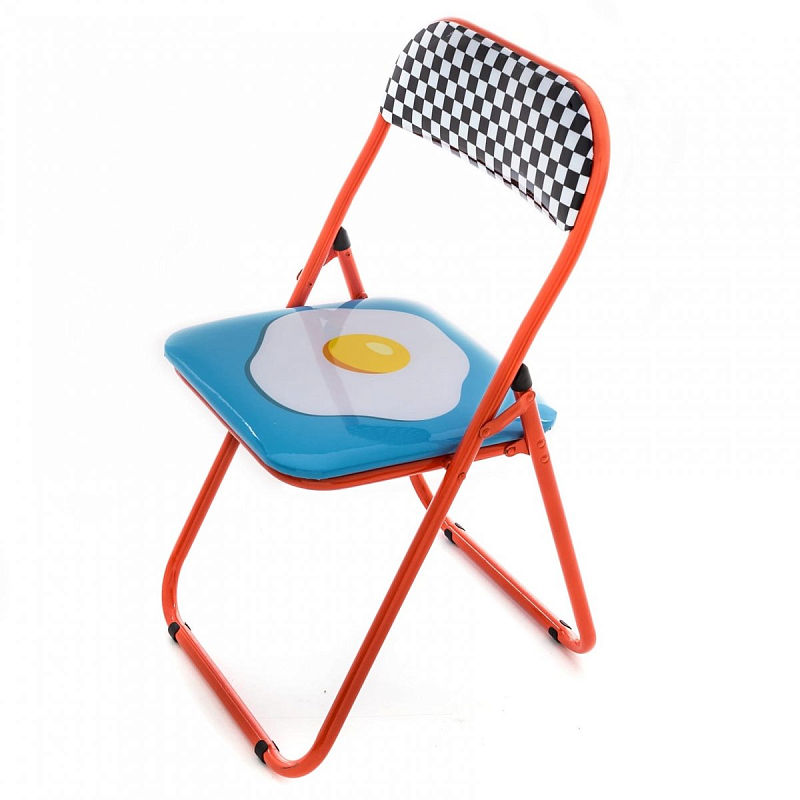 Стул Seletti Folding Chair Egg Мульти Красный Стул Seletti Folding Chair Egg Мульти Красный в Твери | Loft Concept
