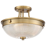 Потолочный светильник со стеклянным плафоном в виде купола Quoizel варинант исполнения - 13 | Loft Concept в Твери