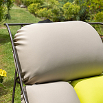 Дизайнерское разноцветное кресло на металлическом каркасе с подставкой для ног Poltronova Plasma Armchair варинант исполнения - 13 | Loft Concept в Твери