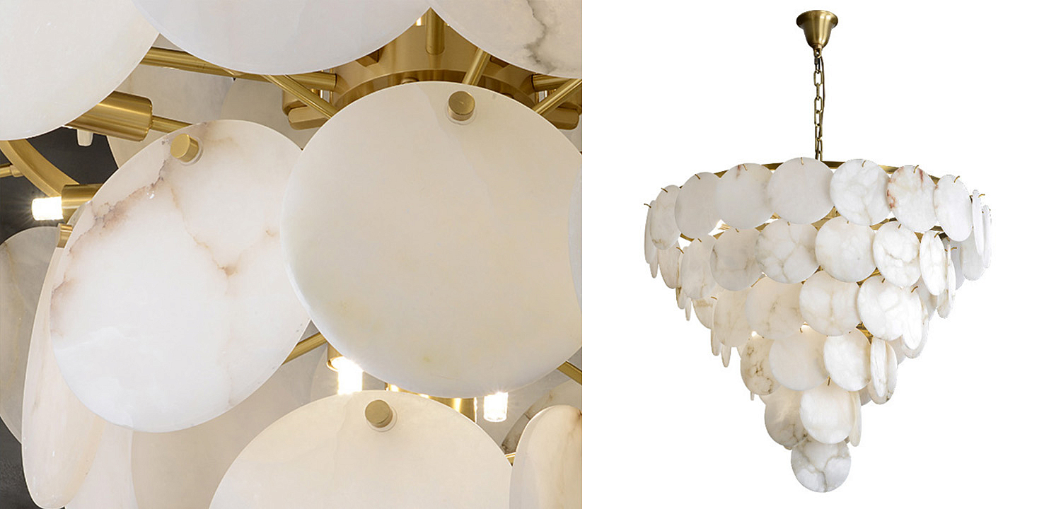 Люстра Letizia Marble Tiered Chandelier Люстра Letizia Marble Tiered Chandelier - Loft-Concept в Твери