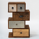 Тумба необычной формы с выдвижными ящиками Shift варинант исполнения - 2 | Loft Concept в Твери