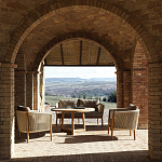 Дизайнерский уличный диван из массива дерева BOBOLI Sofa варинант исполнения - 2 | Loft Concept в Твери