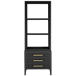 Этажерка Primo с ящиками шпон Черный дуб варинант исполнения - 1 | Loft Concept в Твери