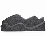 Дизайнерский модульный диван волнистой формы с цветным принтом Poltronova Superonda Sofa варинант исполнения - 15 | Loft Concept в Твери