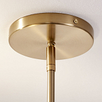 Люстра круглая с 2-мя металлическими абажурами Andromeda варинант исполнения - 5 | Loft Concept в Твери