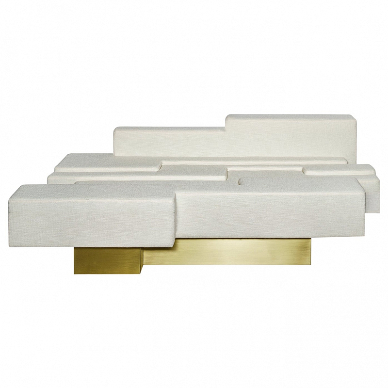 Диван Anaktae THERON SOFA Латунь Молочный Диван Anaktae THERON SOFA Латунь Молочный в Твери | Loft Concept