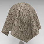 Мебельная ткань Шенилл коричневый цвет 138 см T4-28 варинант исполнения - 3 | Loft Concept в Твери