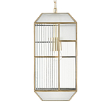 Подвесной светильник с рельефным стеклом Embossed Glass варинант исполнения - 3 | Loft Concept в Твери