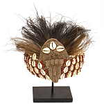 Традиционный индонезийский головной убор на подставке Aboriginal Headdress варинант исполнения - 1 | Loft Concept в Твери