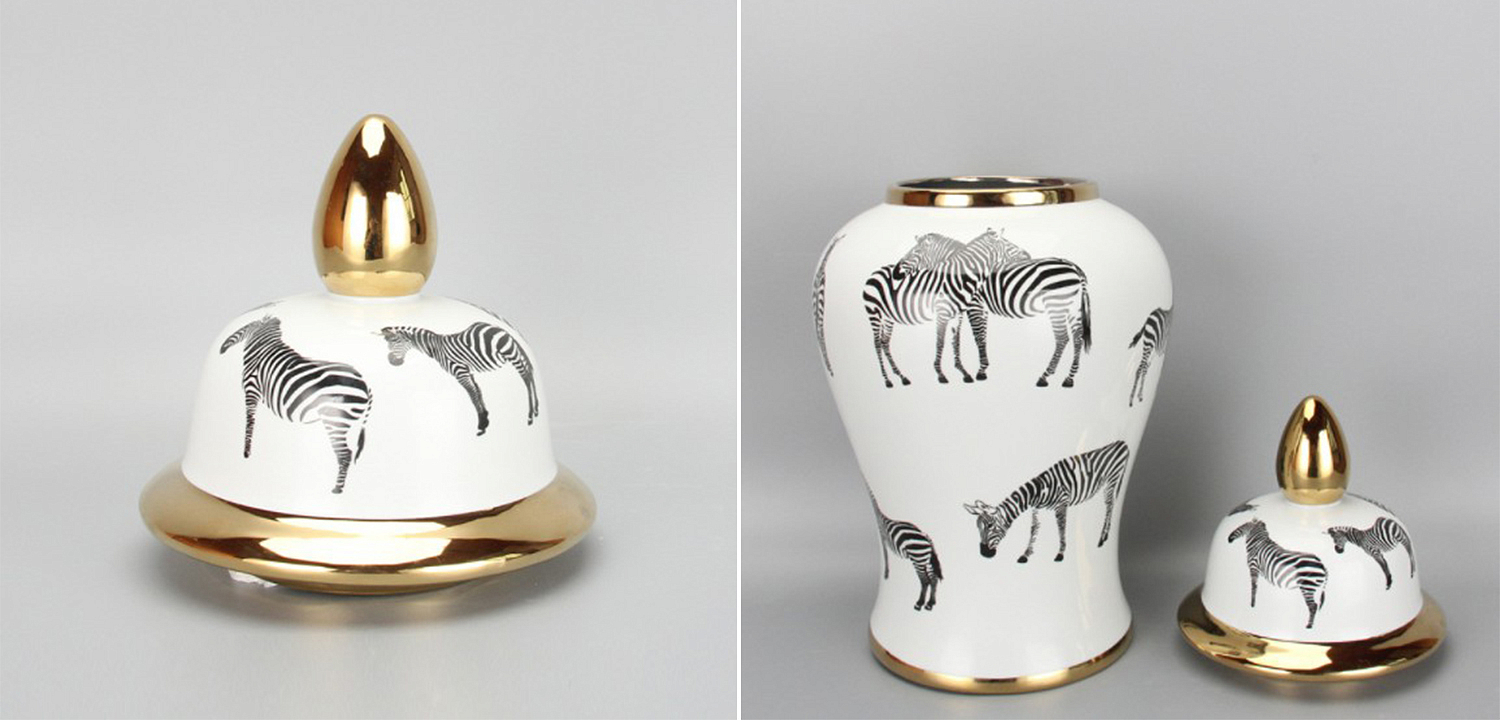 Ваза White Vase Zebra Ваза White Vase Zebra - Loft-Concept в Твери
