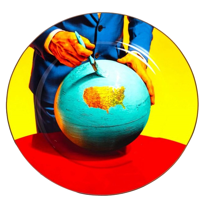 Тарелка Seletti Globe Мульти Тарелка Seletti Globe Мульти в Твери | Loft Concept