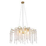 Люстра c подвесками из прозрачного хрусталя Диаметр 85 см FAIRYTREE Light варинант исполнения - 1 | Loft Concept в Твери