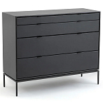 Комод из металла и кожи Guarin Chest of Drawers варинант исполнения - 1 | Loft Concept в Твери