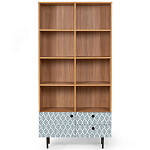 Широкий стеллаж с принтом Elise Rack варинант исполнения - 14 | Loft Concept в Твери