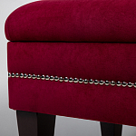 Мягкая банкетка с зоной для хранения Casket Red варинант исполнения - 4 | Loft Concept в Твери