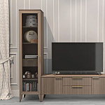 Витрина левая 1-дверная с ящиком и 5-ю полками Harper Line варинант исполнения - 3 | Loft Concept в Твери