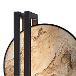 Бра из двух каменных дисков в металлической раме Constellation варинант исполнения - 2 | Loft Concept в Твери