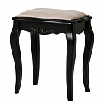 Табурет из массива березы с льяной обивкой в стиле прованс Vintage варинант исполнения - 2 | Loft Concept в Твери