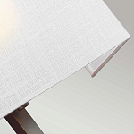 Бра с прямоугольным тканевым абажуром белого цвета Feiss варинант исполнения - 8 | Loft Concept в Твери