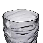 Ваза стеклянная фактурная Crumpled Vase 25,3 см варинант исполнения - 2 | Loft Concept в Твери