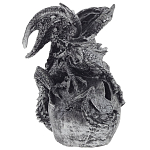 Декоративная статуэтка Дракон Silver Dragon Statuette варинант исполнения - 2 | Loft Concept в Твери
