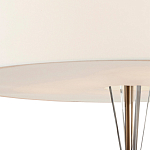 Люстра круглая с белым тканевым абажуром  White Light Diffuser варинант исполнения - 2 | Loft Concept в Твери