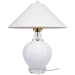 Настольная лампа керамическая с абажуром Valencia варинант исполнения - 1 | Loft Concept в Твери