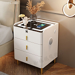 Умная прикроватная тумбочка c зарядкой для телефона Smart Furniture варинант исполнения - 1 | Loft Concept в Твери