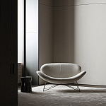 Дизайнерский двухместный диван Gio Ponti D.157.6  - DUE FOGLIE Sofa варинант исполнения - 2 | Loft Concept в Твери