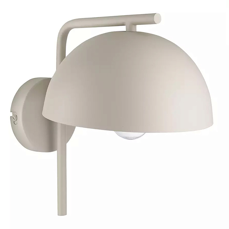 Бра бежевое с полукруглым плафоном Beige Wall Lamp Бежевый Бра бежевое с полукруглым плафоном Beige Wall Lamp Бежевый в Твери | Loft Concept